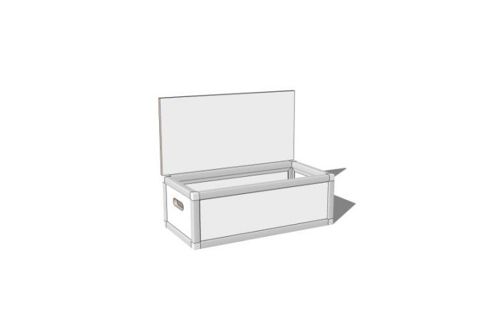 3D Elektromodul, Deckel geöffnet