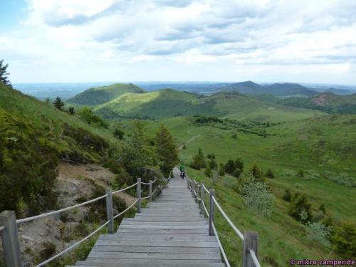 Über den Ziegenpfad wieder hinunter