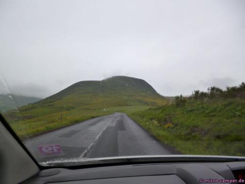 Fahrt über den Col de la Croix Morand
