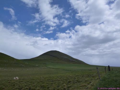 Das Foto habe ich nach dem Abstieg gemacht, vorher war die Spitze nicht mal zu sehen.