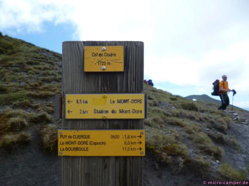 Der Col de Courre ist erreicht!