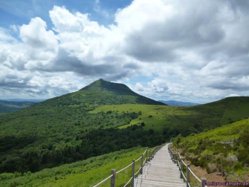Vor genau einer Woche war ich da oben, auf dem Puy de Dôme