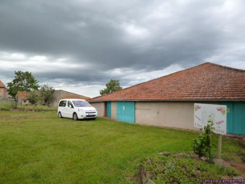 Hinter dem Haus ist eine schöne Aussicht versteckt