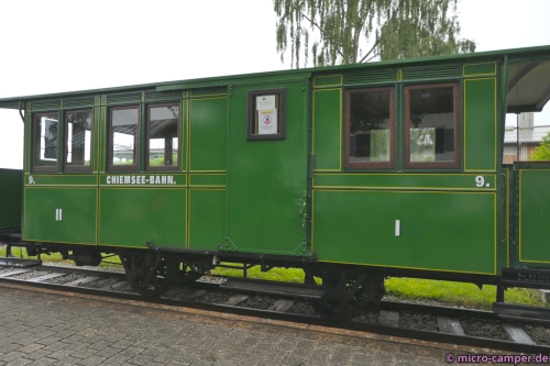 Nostalgie-Zug von Prien zum Bootsanleger