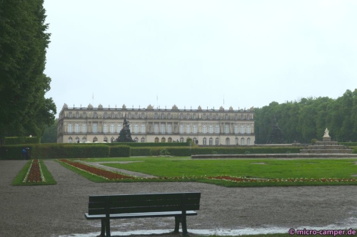 Schloss Herrenchiemsee vom Gartenparterre