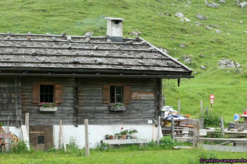An der Mordaualm kommt man als erstes vorbei