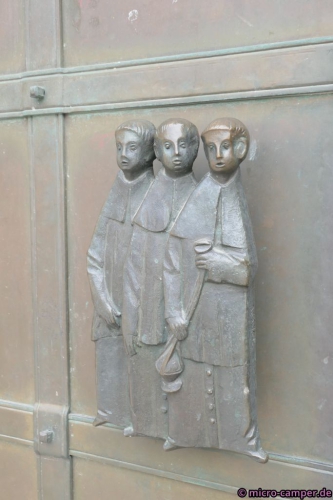 Interessanter Türknauf an der Stiftskirche