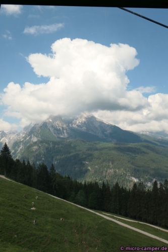 Der Watzmann inklusive Frau und Kindern versteckt sich weiter vor mir