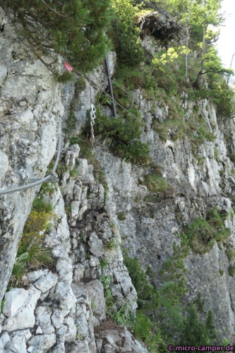 Man kann den "Flying Fox" auch auslassen