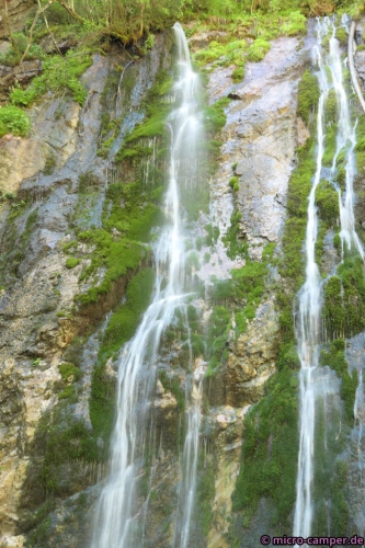 Überall tropft und fließt Wasser, ein tolles Naturspektakel!