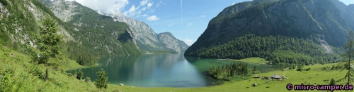 Grandioses Panorama am Südende des Königssees