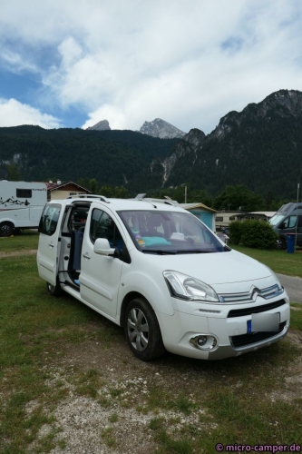 Nochmal lugt der Watzmann auf den Campingplatz herunter