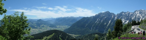 und Richtung Osten nach Österreich