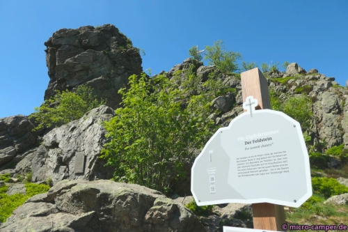 Nix wie rauf auf den Feldstein!