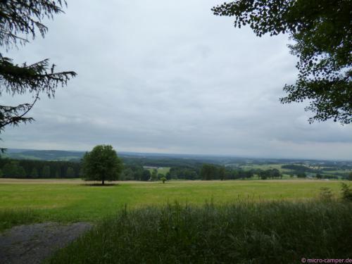 schöne Aussicht, selbst bei bedecktem Wetter