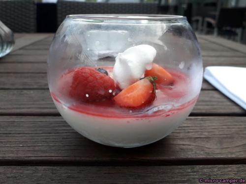 Panna Cotta im Fischglas ;-)