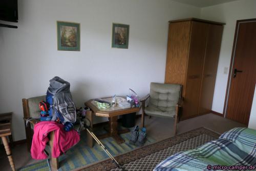 Etwas unmodern, aber dennoch gemütlich, die Pension Steevens