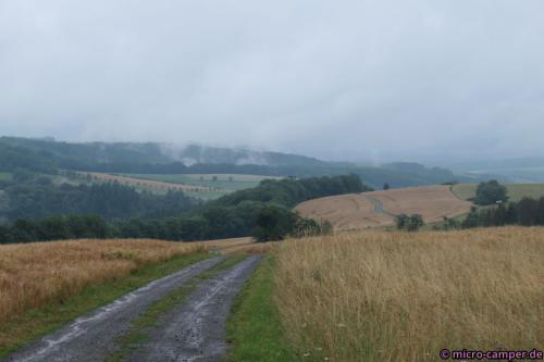 Bei schönem Wetter würde es mich an die Toskana erinnern