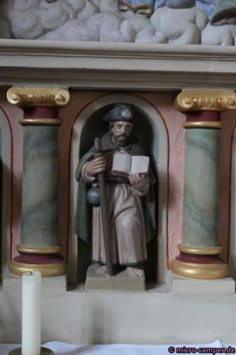 Jakobusdarstellung in der Kirche von Mettendorf