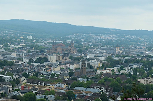 Blick auf das Ziel der Pilgerreise