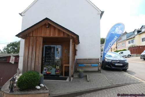 Am "Viezomat" in Fisch kann man Proviant ziehen