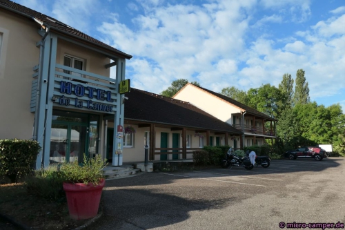 Das "Hotel de la Canner" ist einfach, aber zweckmäßig -