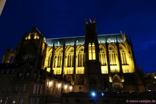 Metz wird auch als ville lumière (dt. Stadt des Lichts) bezeichnet,
