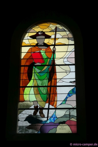 Moderne Darstellung des älteren Jakobus - schlicht, aber schön.