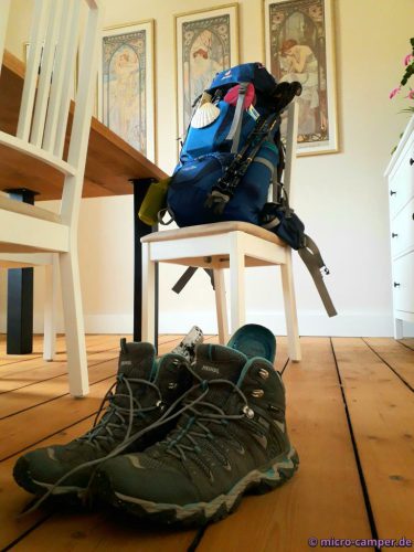 Mein Rucksack Buddy ist bereit!