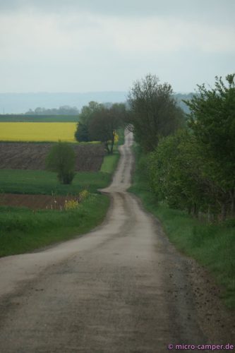 Alte Römerstraße, wie immer schön effizient gebaut -
