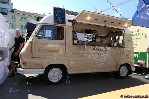 Hübscher Bus, leckerer Kaffee!