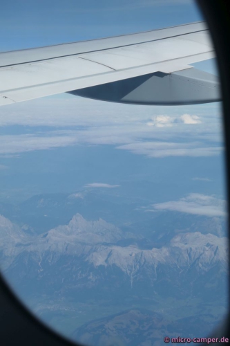 Des Watzmanns Südseite von oben