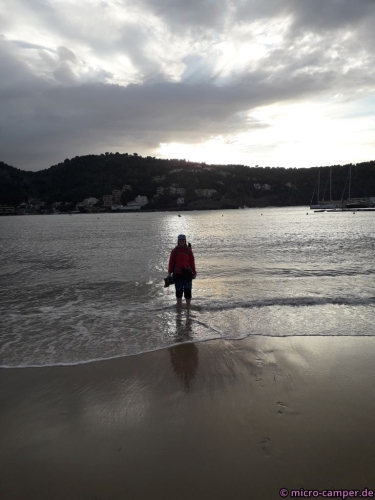 Erfrischung nach dem Wandertag