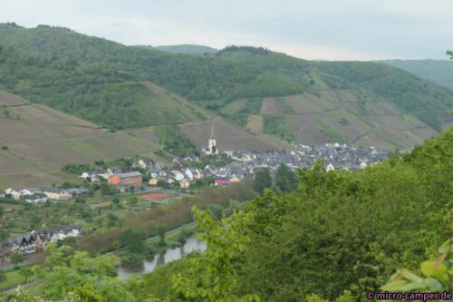 Von hier hat man auch einen schönen Blick auf Ediger