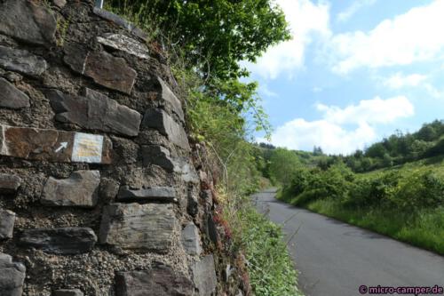 Tendenz fast immer nach oben, auf dem Moselsteig
