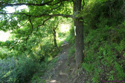 Je schmaler der Weg, desto mehr Wanderspaß