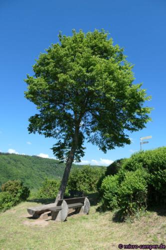 Eine hübsche Raststelle oberhalb von Fankel