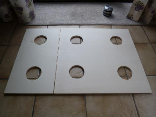 Oberer Deckel, aufgeklappt