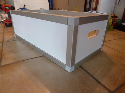 Fertiges Elektromodul (nur der Deckel fehlt hier noch)