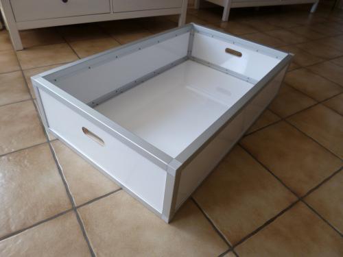 Der "Bettkasten" bietet viel Stauraum