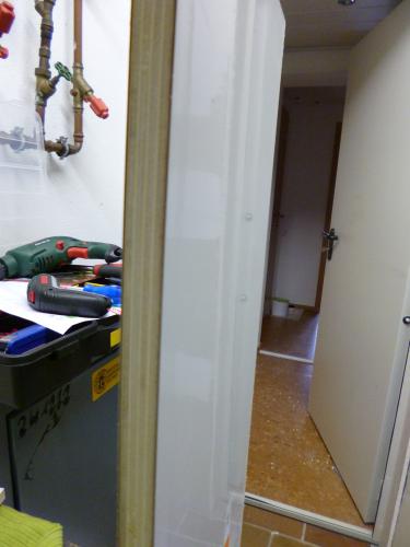 ... und hauchdünn abziehen.