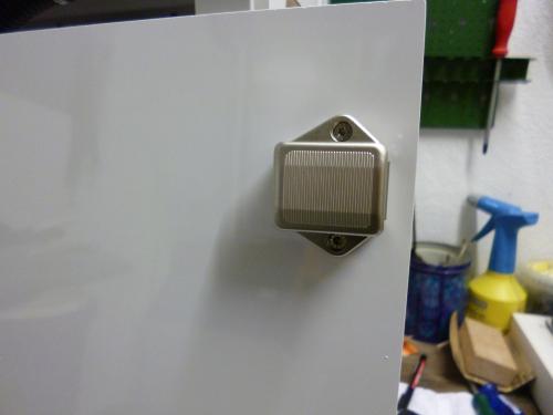 PushLock-Beschlag, Innenseite der Blende