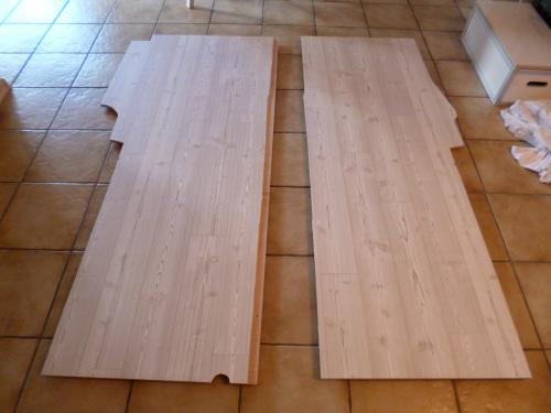 Konturen schneiden Mitte und zweite Hälfte