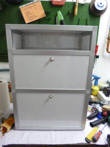 Fertig installierte Klappen, geschlossen