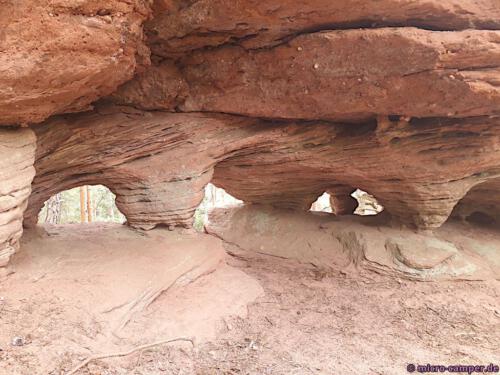 Interessant, wo das Material manchmal zuerst nachgibt