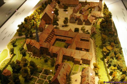 Modell des Klosters Maulbronn zu Zeiten seiner größten Blüte