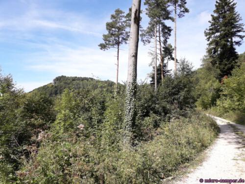 Rennstrecke Richtung Aufstieg