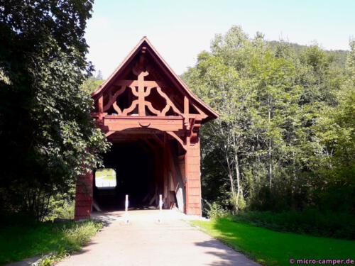 Alte Holzbrücke am Kloster Beuron