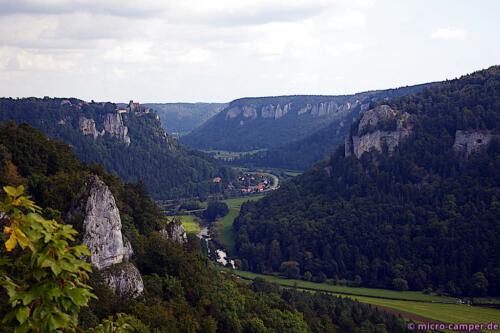 Blick vom Eichfelsen - was für eine Kulisse!