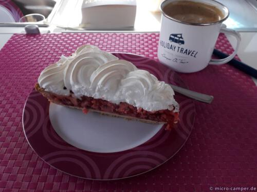 Süß und sauer ist immer ein guter Kontrast - zumindest beim Kuchen.